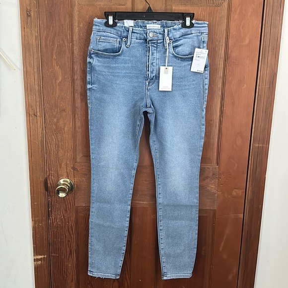 Good American Denim - Good American Good Legs Light Blue Wash Size 10/30